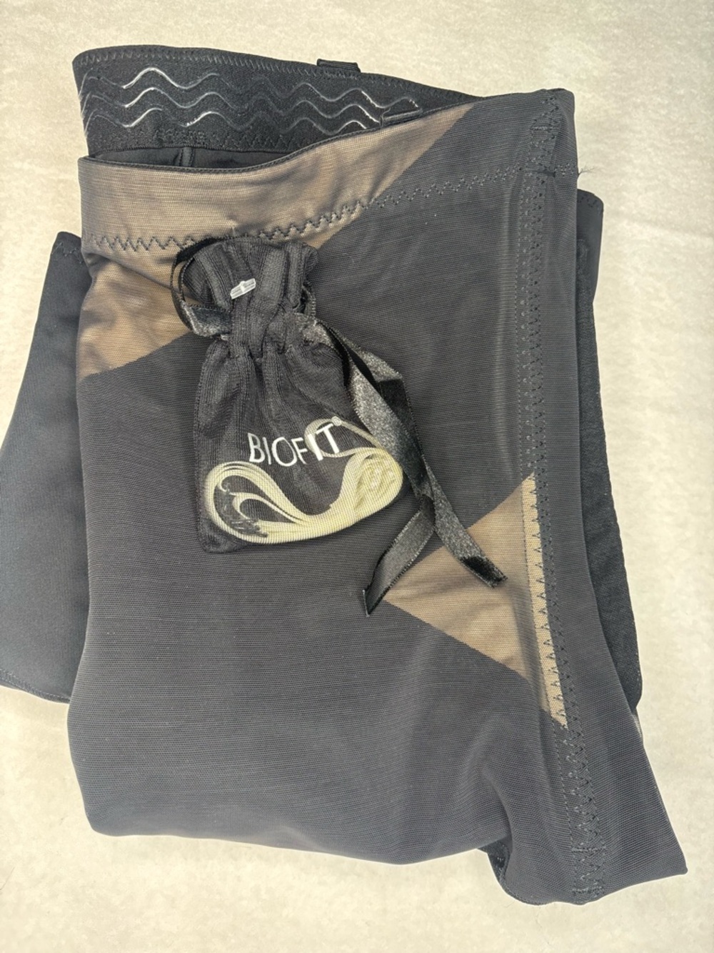 Honeylove Black High-Waist Shaping Bodysuit with Mesh Insets - Picture 11 of 13
